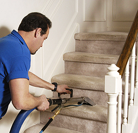 Nettoyage des tapis escalier